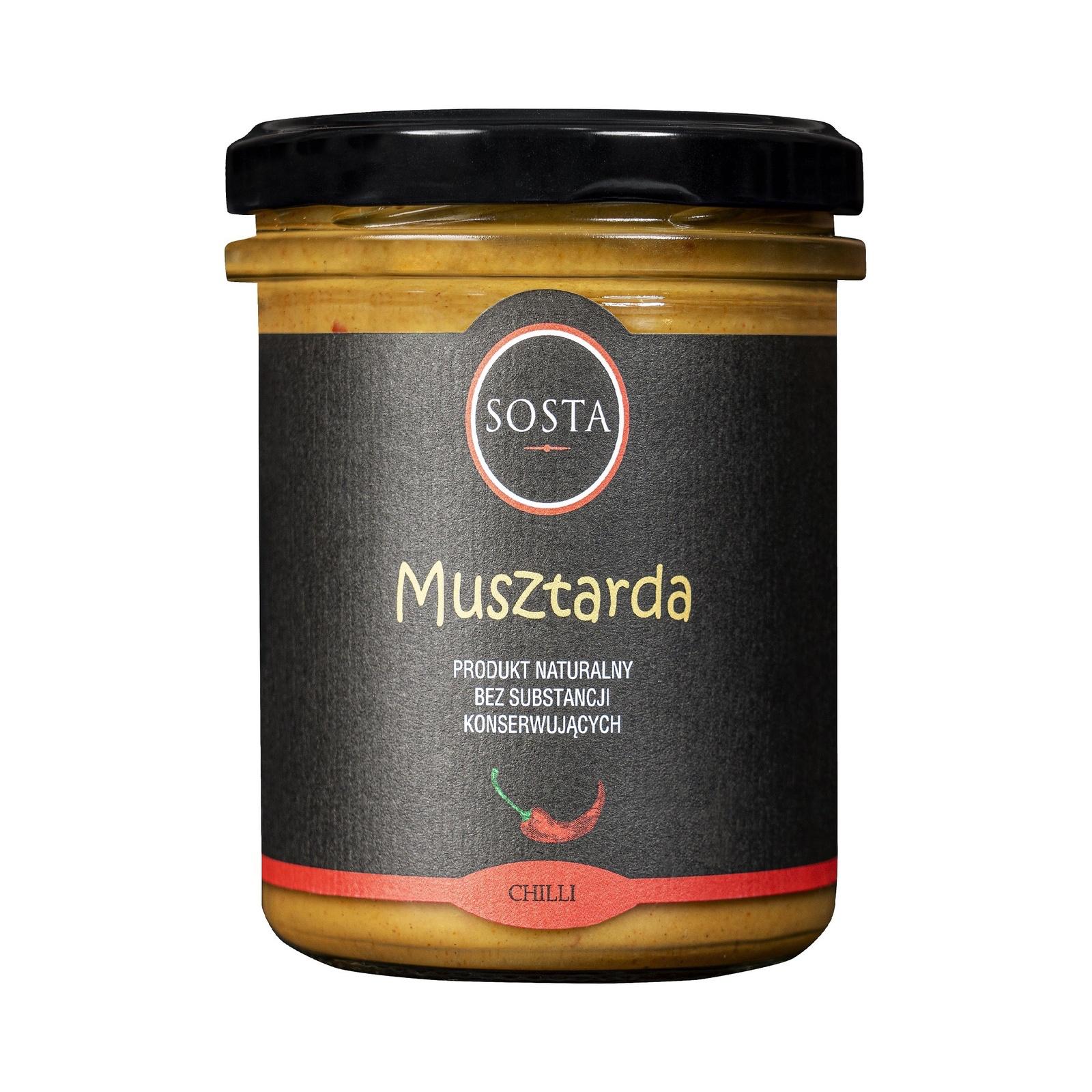 57ba0d1b-0c11-4777-9c73-7971b822025f Musztarda z chilli Sosta 200g - obrazek 1