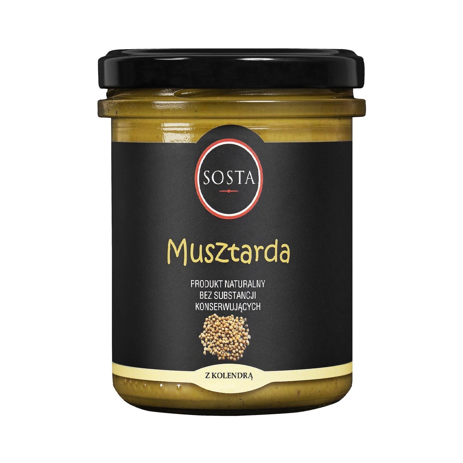 fbd50cdf-a6ee-4df3-af45-a7e7fa0472c3 Musztarda z kolendrą Sosta 200 g - obrazek 1